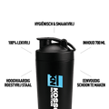 KN RVS SHAKEBEKER - Kosso Nutrition | Kwaliteit = prioriteit