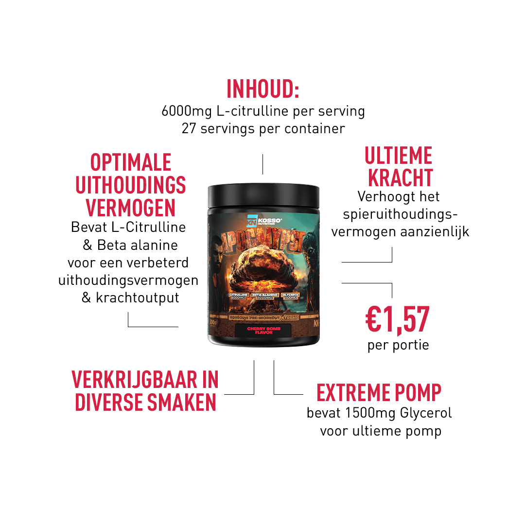APOCALYPSE EXTREME PRE - WORKOUT - Kosso Nutrition