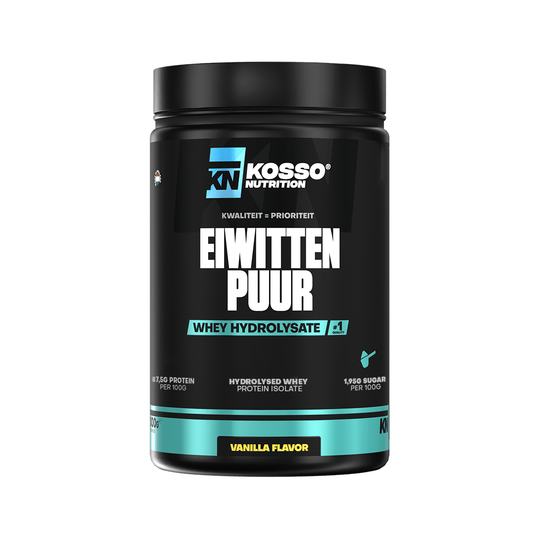 Whey Hydrolisaat (eiwitten puur) - Kosso Nutrition | Kwaliteit = prioriteit