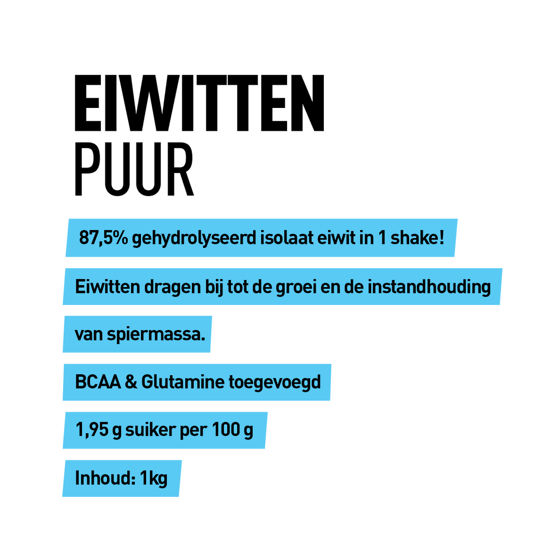 Whey Hydrolisaat (eiwitten puur) - Kosso Nutrition | Kwaliteit = prioriteit